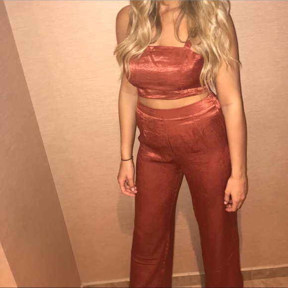 Rust Two piece set - Picture 2 of 2